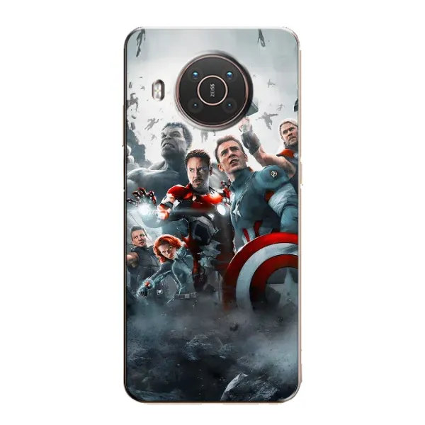 Чохол з малюнком «Команда марвел» для Nokia X20 Чохол з малюнком «Команда марвел» для Nokia X20