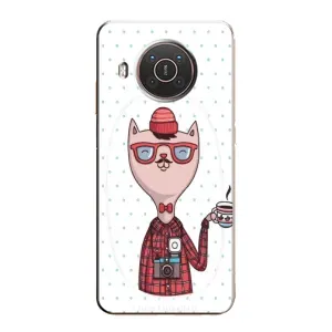 Чехол на тематику: Коты для Nokia X20 (Кот аристократ)