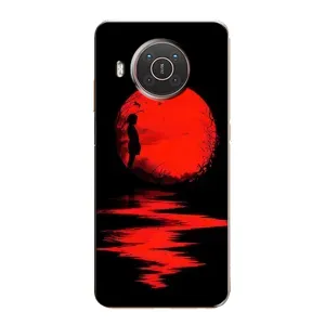 Летний Чехол на Nokia X20 (Красный Закат)