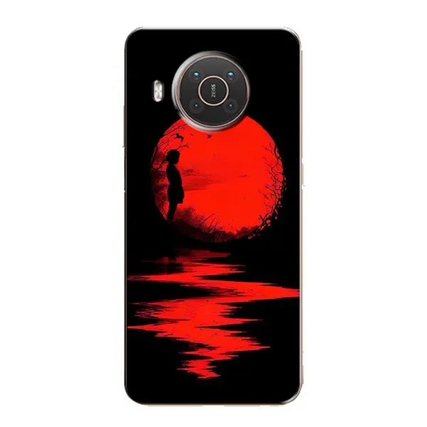 Чехол с рисунком «Красный Закат» для Nokia X20 Чехол с рисунком «Красный Закат» для Nokia X20