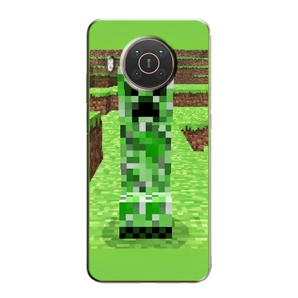 Чехол с рисунком «Крипер 2» для Nokia X20 Чехол с рисунком «Крипер 2» для Nokia X20