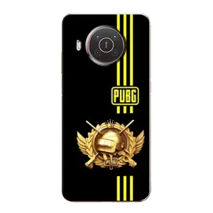 Чехол (TPU) с картинкой "Лого Пабг" на Нокиа X20 (Лого PUPG)
