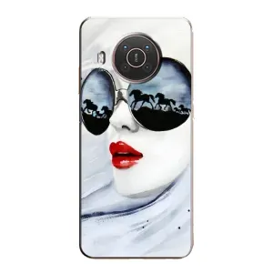 Чехол с картинкой Модные Девчонки Nokia X20 (Любительница коней)