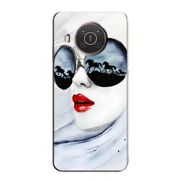 Чехол с рисунком «Любительница коней» для Nokia X20 Чехол с рисунком «Любительница коней» для Nokia X20