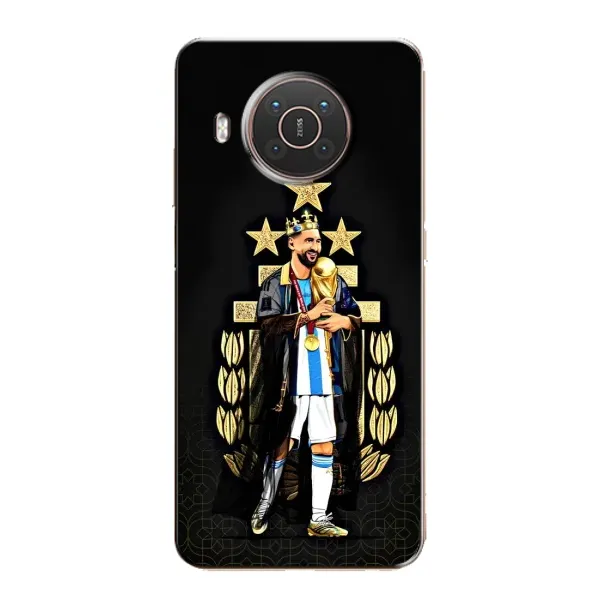 Чехол с рисунком «Месси король» для Nokia X20 Чехол с рисунком «Месси король» для Nokia X20