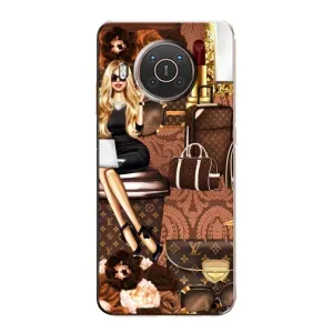 Чехол Стиль Louis Vuitton на Nokia X20 (Мода Луи Виттон)