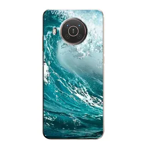 Летний Чехол на Nokia X20 (Морская волна)
