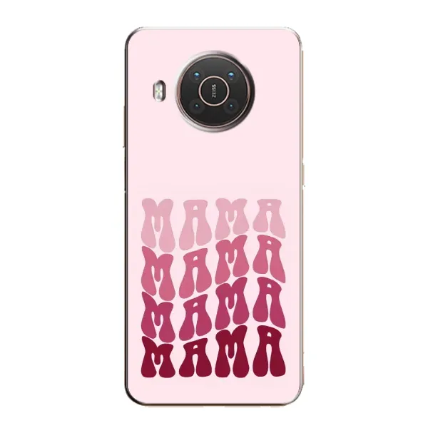 Чехол с рисунком «Надпись мама» для Nokia X20 Чехол с рисунком «Надпись мама» для Nokia X20