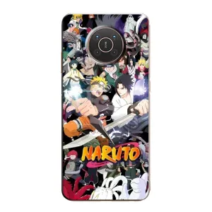 Купить Чехлы на телефон с принтом Anime для Nokia X20 (Наруто постер)