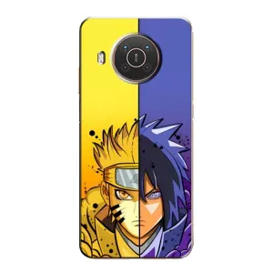 Купить Чехлы на телефон с принтом Anime для Nokia X20 (Naruto Vs Sasuke)