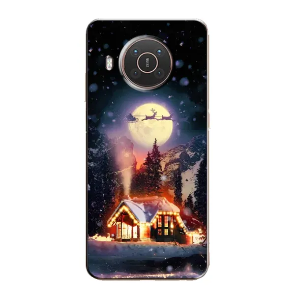 Чехол с рисунком «Настроение зимнее» для Nokia X20 Чехол с рисунком «Настроение зимнее» для Nokia X20