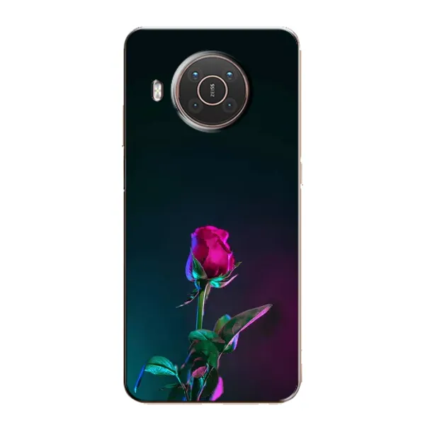 Чехол с рисунком «Ночная роза» для Nokia X20 Чехол с рисунком «Ночная роза» для Nokia X20