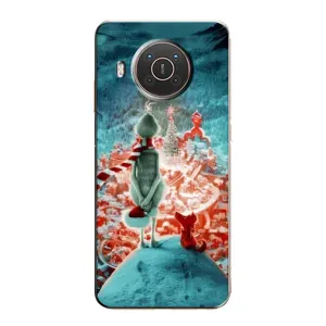 Чехол с рисунком «Новогодний Гринч» для Nokia X20