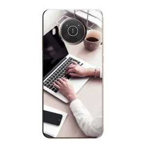 Силиконовый бампер (Работники) на Nokia X20 (Офисный работник)