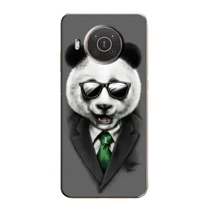 Чехлы с Пандами на Nokia X20 (Панда в очках)