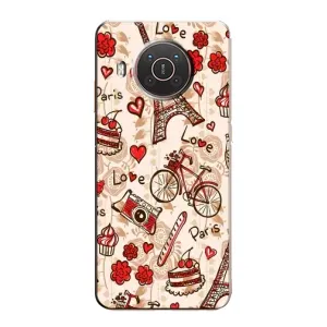 Чехол с Эйфелевой башней на Nokia X20 (Париж мечта)