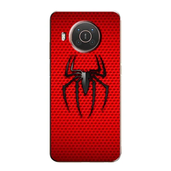 Чехол с рисунком «Паук марвел» для Nokia X20 Чехол с рисунком «Паук марвел» для Nokia X20