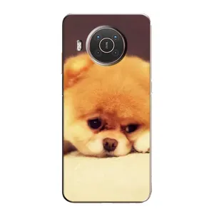 Чехол (ТПУ) Милые собачки для Nokia X20 (Померанский шпиц)