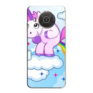 Чохол Unicorn на Nokia X20 (Веселка Єдиноріга)