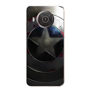 Чехол с Щитом Капитана Америки на Nokia X20 (Ретро Щит Капитана)