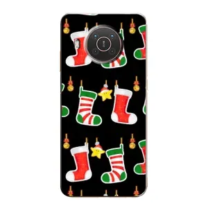 Силиконовый бампер на рождество для Nokia X20 (Рождественские подарки)