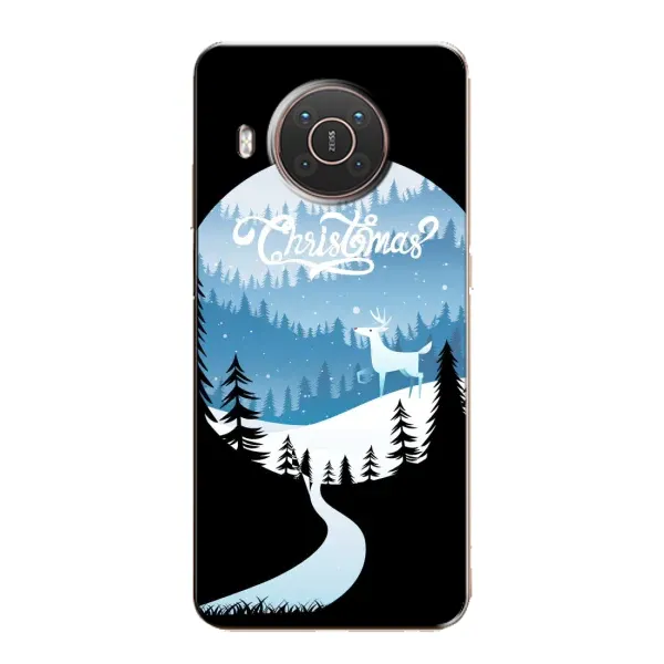 Чехол с рисунком «Рождественский Олень» для Nokia X20