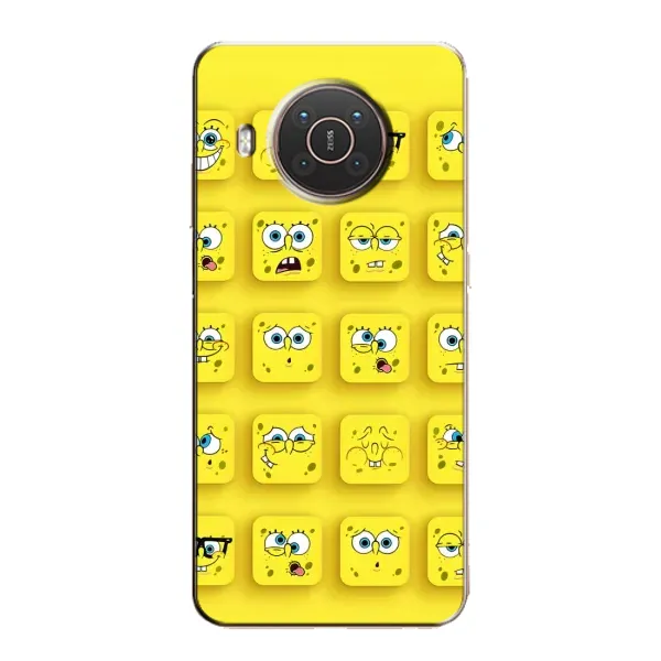 Чехол с рисунком «Спанч-БОБ» для Nokia X20 Чехол с рисунком «Спанч-БОБ» для Nokia X20