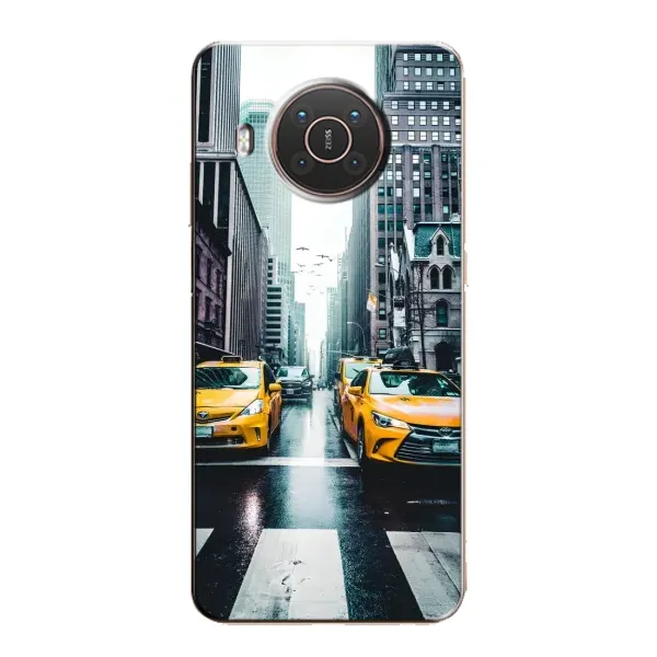 Чехол с рисунком «Такси» для Nokia X20 Чехол с рисунком «Такси» для Nokia X20