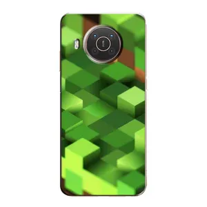 Чехлы для Nokia X20 (Персонажи Майн Крафт) (Текстура)