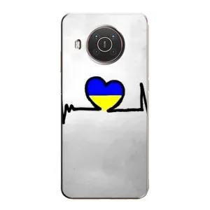 Силіконовий Чохол на Nokia X20 (Я-Україна) (Українська кардіограма)