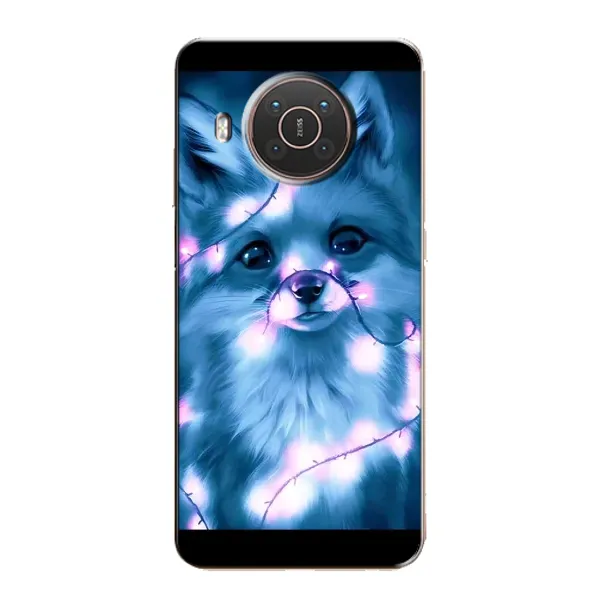 Чехол с рисунком «Яркая Лиса» для Nokia X20 Чехол с рисунком «Яркая Лиса» для Nokia X20