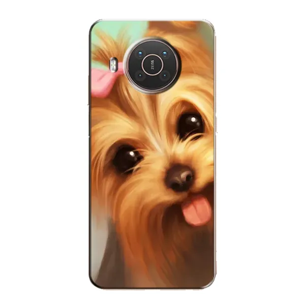 Чехол с рисунком «Йоршенский терьер» для Nokia X20 Чехол с рисунком «Йоршенский терьер» для Nokia X20