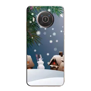 Чехлы на Новый Год Nokia X20 (Зима)