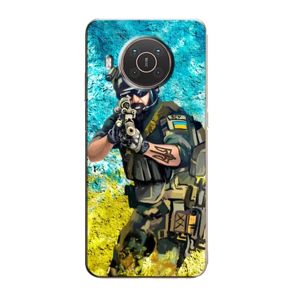 Чехол с рисунком «ЗСУ Воин» для Nokia X20 Чехол с рисунком «ЗСУ Воин» для Nokia X20