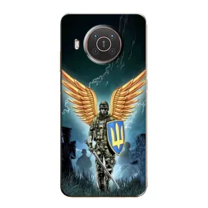 Патриотический Чехол для Nokia X20 (ЗСУ з крильями)