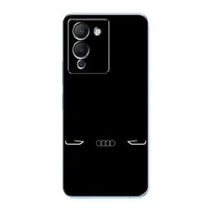 Силиконовый бампер с картинкой машины на Infinix Note 12 (G96) (Силует Audi)
