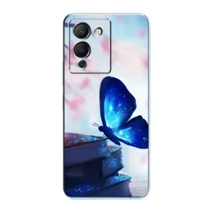 Силіконовий бампер з картинкою звірів для Infinix Note 12 (G96) (Метелик синій)