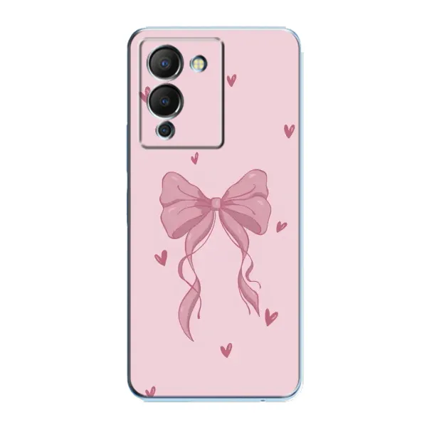 Чохол з малюнком «Бант на рожевому» для Infinix Note 12 (G96) Чохол з малюнком «Бант на рожевому» для Infinix Note 12 (G96)