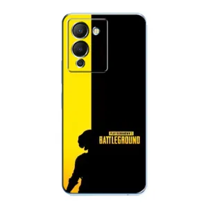Чехол (TPU) с картинкой "Лого Пабг" на Инфиникс Ноут 12 (G96) (Battlegrounds)