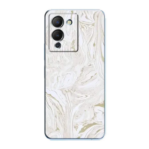 Чехол с рисунком «белый мрамор» для Infinix Note 12 (G96)