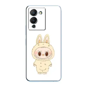 Чехол с принтом Лабубу для Infinix Note 12 (G96) (Бежевый Лабубу)