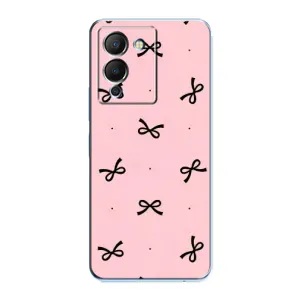 Чохол банти для Infinix Note 12 (G96) (Чорні бантики)