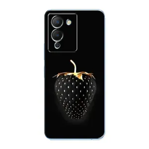 Чохол з зображенням смачної їжі для Infinix Note 12 (G96) (Чорна полуниця)