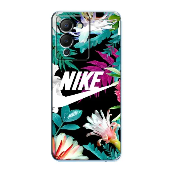 Чехол с рисунком «Цветочный Nike» для Infinix Note 12 (G96) Чехол с рисунком «Цветочный Nike» для Infinix Note 12 (G96)