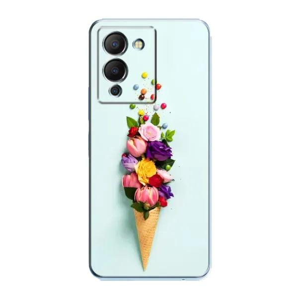 Чехол с рисунком «Цветок-мороженное» для Infinix Note 12 (G96) Чехол с рисунком «Цветок-мороженное» для Infinix Note 12 (G96)