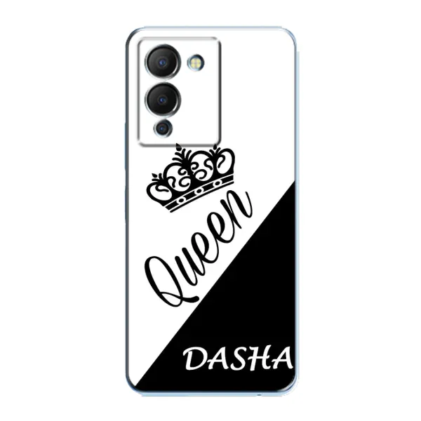 Чехол с рисунком «DASHA» для Infinix Note 12 (G96)