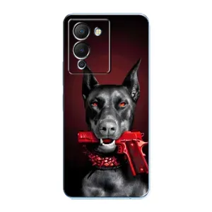 Чохол ДОБЕРМАН для Infinix Note 12 (G96) (Доберман злий)
