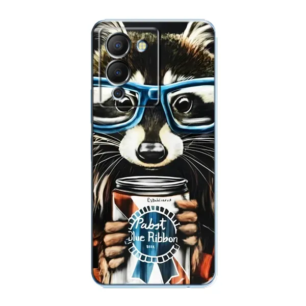 Чехол с рисунком «Енот в очках» для Infinix Note 12 (G96) Чехол с рисунком «Енот в очках» для Infinix Note 12 (G96)