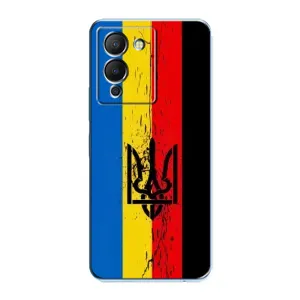 Чехлы УПА (Красно-Чёрный) на Infinix Note 12 (G96)
