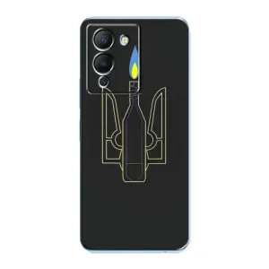 Чехол с картинкой (Патриотический ГЕРБ) на Infinix Note 12 (G96) (Герб - Молотова)